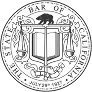 The State Bar of California badge